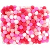 image:imageCaydo 400 pcs  300 Pieces Green Pom Poms for Crafts with 100 Wiggle Eyes 1 Inch Craft Pompom Balls for Kids Creative DIY Crafts and Easter DecorationsGradient Pink
