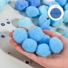 image:imageCaydo 400 pcs  300 Pieces Green Pom Poms for Crafts with 100 Wiggle Eyes 1 Inch Craft Pompom Balls for Kids Creative DIY Crafts and Easter DecorationsGradient Blue