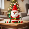 image:imageCaydo 400 pcs  300 Pieces Green Pom Poms for Crafts with 100 Wiggle Eyes 1 Inch Craft Pompom Balls for Kids Creative DIY Crafts and Easter DecorationsRed