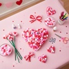 image:imageCaydo 400 pcs  300 Pieces Green Pom Poms for Crafts with 100 Wiggle Eyes 1 Inch Craft Pompom Balls for Kids Creative DIY Crafts and Easter DecorationsGradient Pink