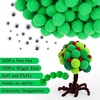 image:imageCaydo 400 pcs  300 Pieces Green Pom Poms for Crafts with 100 Wiggle Eyes 1 Inch Craft Pompom Balls for Kids Creative DIY Crafts and Easter DecorationsGreen