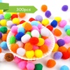 image:imageCaydo 400 pcs  300 Pieces Green Pom Poms for Crafts with 100 Wiggle Eyes 1 Inch Craft Pompom Balls for Kids Creative DIY Crafts and Easter DecorationsMulticolor
