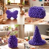 image:imageCaydo 400 pcs  300 Pieces Green Pom Poms for Crafts with 100 Wiggle Eyes 1 Inch Craft Pompom Balls for Kids Creative DIY Crafts and Easter DecorationsPurple