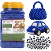 image:imageCaydo 400 pcs  300 Pieces Green Pom Poms for Crafts with 100 Wiggle Eyes 1 Inch Craft Pompom Balls for Kids Creative DIY Crafts and Easter DecorationsDark Blue