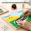 image:imageCaydo 400 pcs  300 Pieces Green Pom Poms for Crafts with 100 Wiggle Eyes 1 Inch Craft Pompom Balls for Kids Creative DIY Crafts and Easter DecorationsBlack
