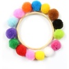 image:imageCaydo 400 pcs  300 Pieces Green Pom Poms for Crafts with 100 Wiggle Eyes 1 Inch Craft Pompom Balls for Kids Creative DIY Crafts and Easter DecorationsMulticolor