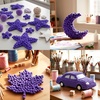 image:imageCaydo 400 pcs  300 Pieces Green Pom Poms for Crafts with 100 Wiggle Eyes 1 Inch Craft Pompom Balls for Kids Creative DIY Crafts and Easter DecorationsPurple