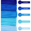 image:imageCaydo 500 Pieces Blue Flowers Pipe Cleaners Craft Chenille Stems Bulk for DIY Art and Craft Projects Creative Gift and Home DecorationsGradient Blue