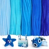 image:imageCaydo 500 Pieces Blue Flowers Pipe Cleaners Craft Chenille Stems Bulk for DIY Art and Craft Projects Creative Gift and Home DecorationsGradient Blue