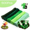image:imageCaydo 500 Pieces Blue Flowers Pipe Cleaners Craft Chenille Stems Bulk for DIY Art and Craft Projects Creative Gift and Home DecorationsGradient Green