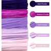 image:imageCaydo 500 Pieces Blue Flowers Pipe Cleaners Craft Chenille Stems Bulk for DIY Art and Craft Projects Creative Gift and Home DecorationsGradient Purple