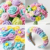 image:imageCaydo 500 Pieces Blue Flowers Pipe Cleaners Craft Chenille Stems Bulk for DIY Art and Craft Projects Creative Gift and Home DecorationsMacaroon