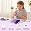 image:imageCaydo 500 Pieces Blue Flowers Pipe Cleaners Craft Chenille Stems Bulk for DIY Art and Craft Projects Creative Gift and Home DecorationsPurple Flowers