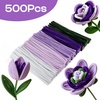 image:imageCaydo 500 Pieces Blue Flowers Pipe Cleaners Craft Chenille Stems Bulk for DIY Art and Craft Projects Creative Gift and Home DecorationsPurple Flowers