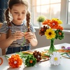 image:imageCaydo 500 Pieces Blue Flowers Pipe Cleaners Craft Chenille Stems Bulk for DIY Art and Craft Projects Creative Gift and Home DecorationsYellow Flowers