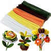 image:imageCaydo 500 Pieces Blue Flowers Pipe Cleaners Craft Chenille Stems Bulk for DIY Art and Craft Projects Creative Gift and Home DecorationsYellow Flowers