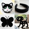 image:imageCaydo 50PCS Extra Thick Pipe Cleaners with 100pcs Eyes Jumbo Black Chenille Stems for Kids Craft DIY Projects Creative Home Decoration30 mm x 12 InchBlack