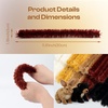 image:imageCaydo 50PCS Extra Thick Pipe Cleaners with 100pcs Eyes Jumbo Black Chenille Stems for Kids Craft DIY Projects Creative Home Decoration30 mm x 12 InchBrown