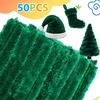 image:imageCaydo 50PCS Extra Thick Pipe Cleaners with 100pcs Eyes Jumbo Black Chenille Stems for Kids Craft DIY Projects Creative Home Decoration30 mm x 12 InchGreen