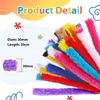 image:imageCaydo 50PCS Extra Thick Pipe Cleaners with 100pcs Eyes Jumbo Black Chenille Stems for Kids Craft DIY Projects Creative Home Decoration30 mm x 12 InchMulticolor