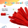 image:imageCaydo 50PCS Extra Thick Pipe Cleaners with 100pcs Eyes Jumbo Black Chenille Stems for Kids Craft DIY Projects Creative Home Decoration30 mm x 12 InchRed