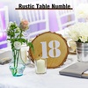 image:imageCaydo 78 Inch Large Unfinished Wood Slices for Centerpieces Wood Center Pieces Decoration for Table Signage Painting Wedding Party Decoration 8 PCS