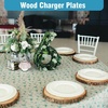 image:imageCaydo 8 Pieces 1011 Inch Wood Slices for Centerpieces Large Poplar Wood Centerpieces for Tables for Wedding Baby Shower Painting Pyrograph