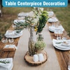 image:imageCaydo 8 Pieces 89 Inch Wood Slices for Centerpieces Large Poplar Wood Rounds for Centerpieces for Wedding Table Decoration Parties Housewarming Family Gatherings and Painting Projects