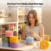 image:imageCaydo A1 Electric Yarn Winder amp 30pcs Yarn Ball Tube Compact 7oz Portable Yarn Winder for Crocheting Ideal Gift for Crochet Lovers