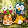 image:imageCaydo Aluminum Craft Wire amp Acrylic Yarn Skeins Kit  iCord Knitting Kit for Beginner 8x25g Yarn 2 Roll 5M x 3mm Wire DIY iCord Handicraft Making4Pcs iCord Animals