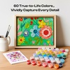 image:imageCaydo Custom Paint by Numbers Kit for Adults Turn Your Photo into A4 Paint Templates in 5 Minutes via App with 60Color Acrylic Set and 3 Blank Canvases for Giftwith Frame117x165