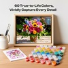 image:imageCaydo Custom Paint by Numbers Kit for Adults Turn Your Photo into A4 Paint Templates in 5 Minutes via App with 60Color Acrylic Set and 3 Blank Canvases for Giftwith Frame83x117