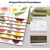 image:imageCaydo Flower Press Kit 12 x 85 inches Flowers Pressing Kit amp Wooden Flower Press 11x11 10 Layers for Adults