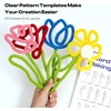 image:imageCaydo i Cord Knitting Machine amp i Cord Flower Making Kit with 20 Flowers amp 4 Leaves Templates Electric iCord Maker Tool Automatic Knitting Yarns to iCords Efficiently Knitting Machine for Crochet