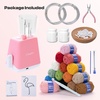 image:imageCaydo iCord Maker Kit for Beginners 92pcs iCord Knitting Set for DIY Handicrafts Making Quickly Knitting iCord with i Cord Knitting Machine Create Pretty Crafts Ideal Present for Knitting LoversPink
