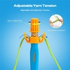 image:imageCrochet Tension Tool for Beginners Ergonomic Yarn Guide Holder Tension Control Crochet Helper Comfort Handle for Left amp Right Hander Portable Crochet Accessories Gift for Crocheters amp KnittersBlue