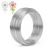 image:imageAluminum Craft Wire 3mm 10M33Ft Total Silver Bendable Armature Wire for DIY Handicrafts Decoration with Yarn iCords Sculpting Jewelry Making Doll Armature Bonsai Modeling1