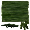 image:imageCaydo 100 Pieces Moss Green Pipe Cleaners Craft Flexible Chenille Stems Bulk for Kids DIY Arts Crafts Project and Home Decoration 6 mm x 12 InchArmy Green
