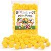 image:imageCaydo 150 Pack 1 Inch Pom Poms Yellow Craft Pompoms Balls for Kids DIY Art Creative Crafts Projects and Decoration