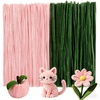 Jade Pink & Moss Green