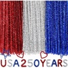 Red  Royal Blue & Silver