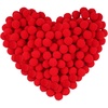 image:imageCaydo 200 Pieces Red Pom Poms 1 Inch Fluffy Craft Pompom Balls for Home Party Mothers Day Decor and Arts Crafts Projects MakingRed