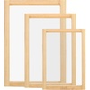 image:imageCaydo 3 Pieces 3 Size Wood Silk Screen Printing Frame with Mesh for Screen Printing 10 x 14 Inch 82 x 122 Inch 67 x 106 Inch