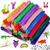 image:imageCaydo 3000 Pieces 40 Colors Pipe Cleaners Craft Supplies with 100 Pieces Wiggle Eyes Soft Chenille Stems for Kids DIY Creative Crafts Decoration 6 mm x 12 Inch