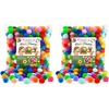 image:imageCaydo 400 Pieces 1 Inch Pom Poms for Crafts 20 Colors Bulk Pompom Balls for Home Decorations and Kids Creative Craft DIY Material1inch Pack of 2