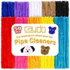 image:imageCaydo 50PCS Extra Thick Pipe Cleaners with 100pcs Eyes Jumbo Black Chenille Stems for Kids Craft DIY Projects Creative Home Decoration30 mm x 12 InchMulticolor