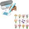 image:imageCaydo Cordless Electric Diamond Painting Pen and 12 Pack Flower Themed Diamond Painting Kits for Adults