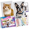 image:imageCaydo Custom Paint by Numbers Kit for Adults Turn Your Photo into A4 Paint Templates in 5 Minutes via App with 60Color Acrylic Set and 3 Blank Canvases for Giftwith Frame83x117