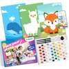 image:imageCaydo Custom Paint by Numbers Kit for Adults Turn Your Photo into A4 Paint Templates in 5 Minutes via App with 60Color Acrylic Set and 3 Blank Canvases for Giftwith Frame117x165