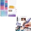 image:imageCaydo Electric Diamond Painting Pen Wireless with Light 36Pcs Diamond Art Storage Trays with Lids Large and Small Size Diamond Art Painting Containers Diamond Art Kits for Adults